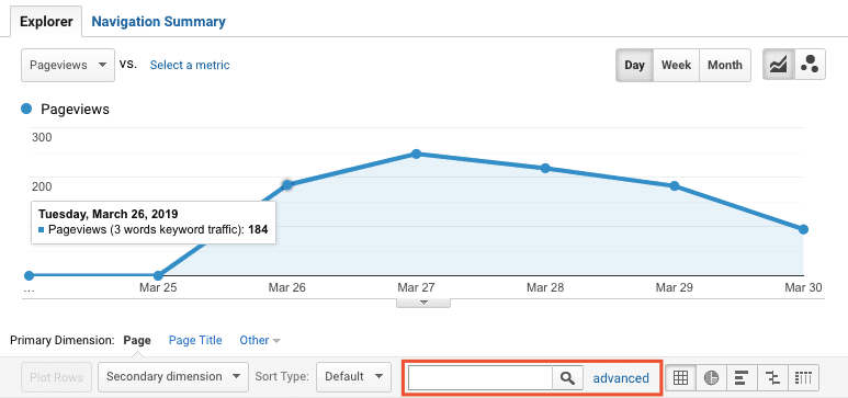 Filtro avançado no Google Analytics