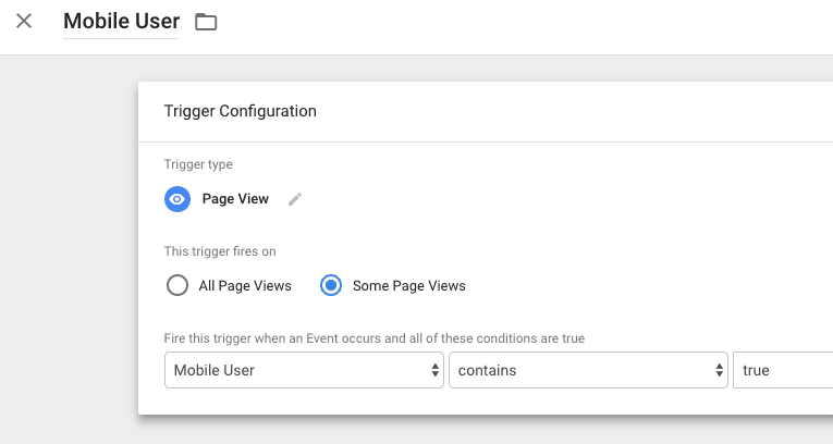 Usuários de celular no Google Tag Manager