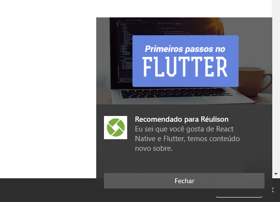 Web Notification Personalizada
