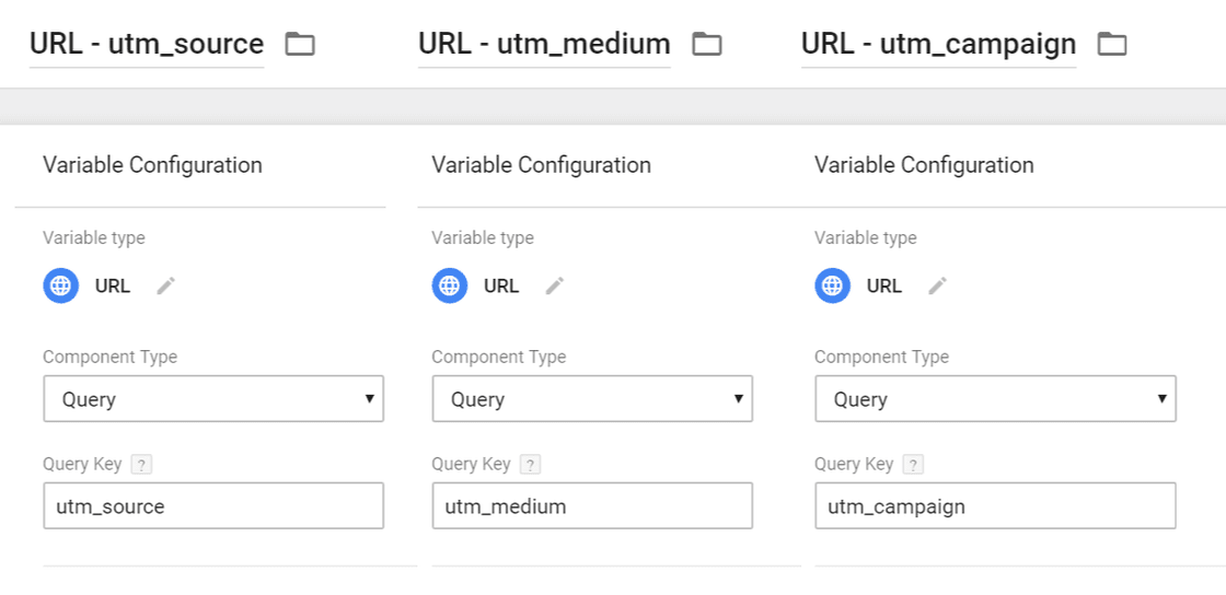 Variável de URL no Google Tag Manager