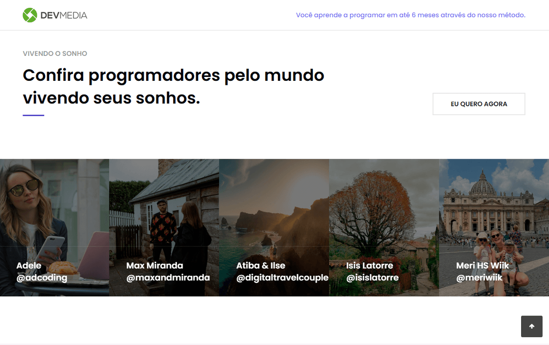 Perfis de midias sociais